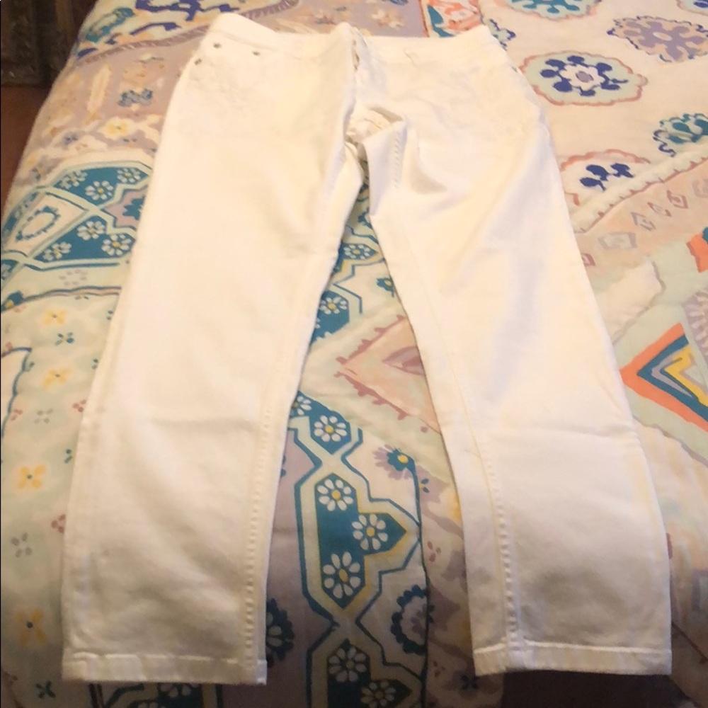 Maje White Jeans